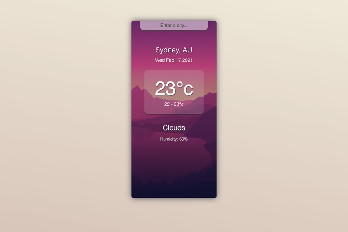 React Weather App